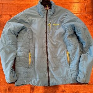 Patagonia Men's Light Blue Puffer Jacket